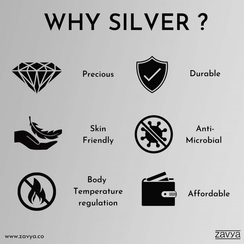 Zavya Silver Butterfly CZ Necklace
