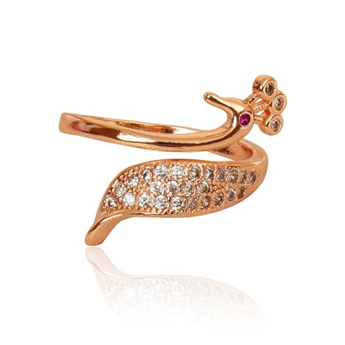 Elegant Rose Gold Diamond Ring