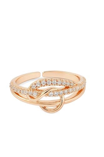 Elegant Rose Gold Diamond Ring