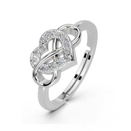 Adjustable Sterling Silver Infinity Ring