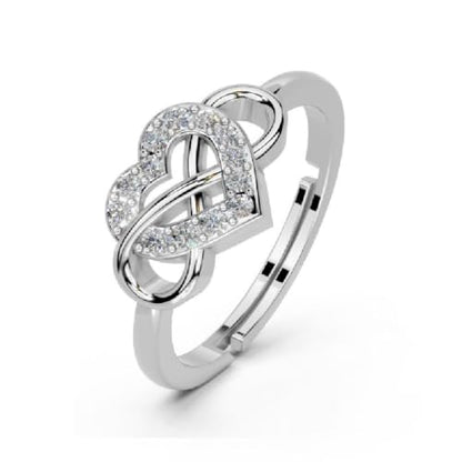 Adjustable Sterling Silver Infinity Ring