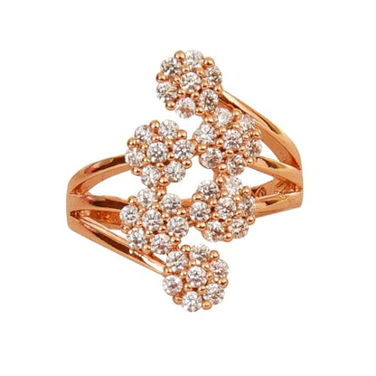 Elegant Rose Gold Diamond Ring