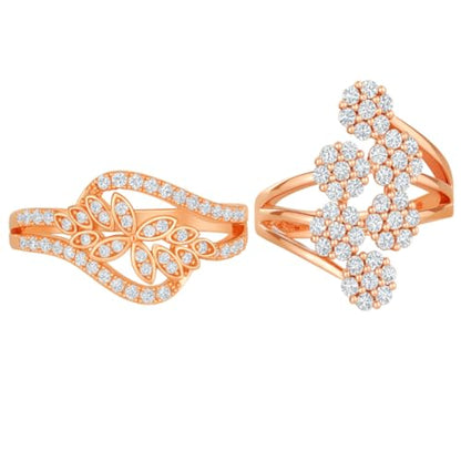 Elegant Rose Gold Diamond Ring