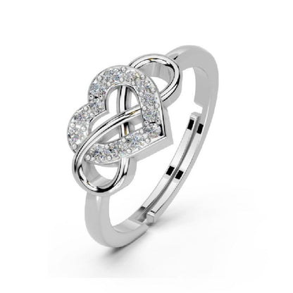 Adjustable Sterling Silver Infinity Ring