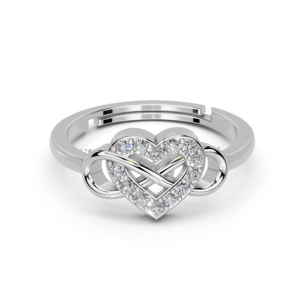 Adjustable Sterling Silver Infinity Ring
