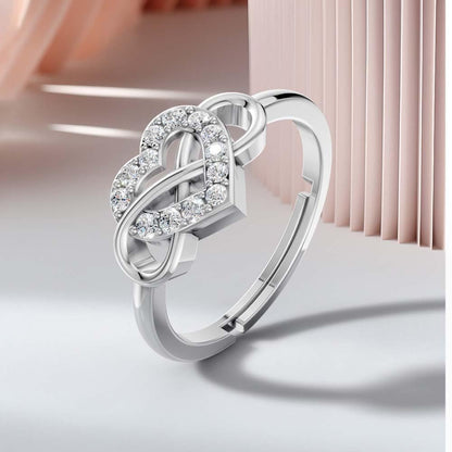 Adjustable Sterling Silver Infinity Ring