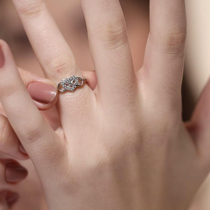 Adjustable Sterling Silver Infinity Ring